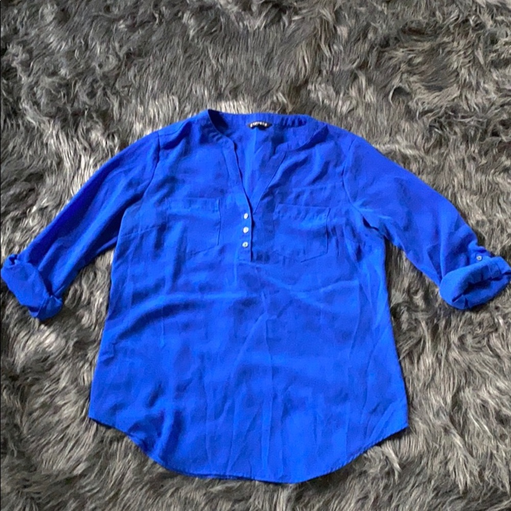 Blue Express Blouse